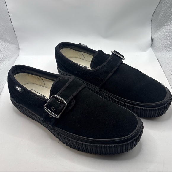 Vans Shoes - VansStyle 47 Creeper Black Suede Leather Maryjane Sneakers SZ W 9 Goth Grunge